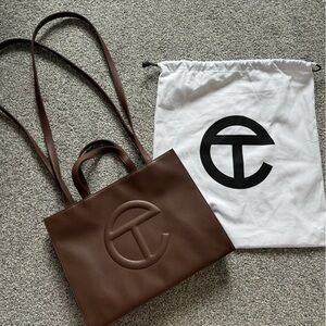 Telfar Medium Chocolate shopping bag